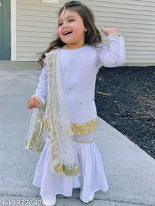 Cutiepie 🫅 Elegant Girls Kurta Suits Set