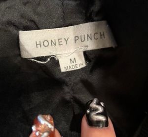 Honey Punch Velvet Playsuit