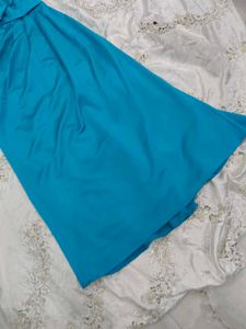 Embellished Satin Gown