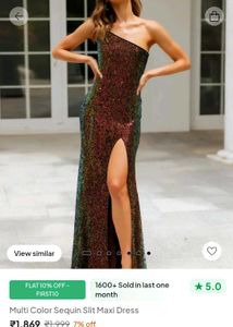 One Shoulder Party Cocktail Slit Cut Dress Urbanic