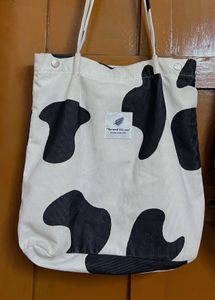 Cow Print Tote Bag