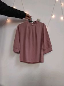 Dusty Rose 3/4 Sleeve top