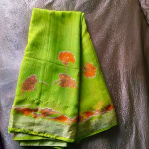 🛍️ Elegant Green Saree ⭐⭐⭐⭐⭐