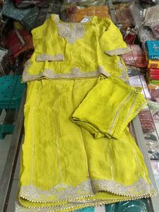 Lime Green Salwar Kameez