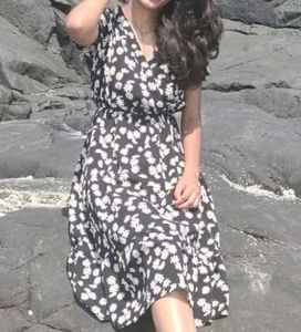 Floral Print Midi Dress