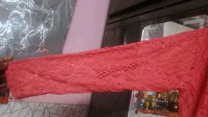 Coral Lace Duster