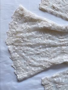 Gorgeous open lace sheer coquette top