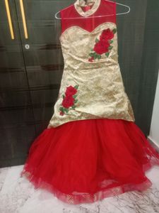 This Is a Geourges Dress For Occasions Like Weddin