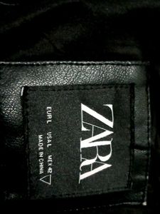 Zara Black Leather Jacket
