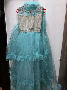 Sky Blue Wedding, Festive Gown