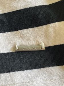 Black And White Stripe Top