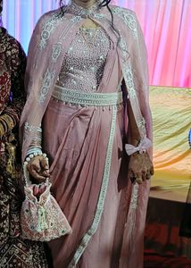 Bollywood Actors Designer Saree With Purse