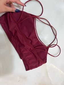 Burgundy Top