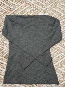 Black Heart Grey Sweater