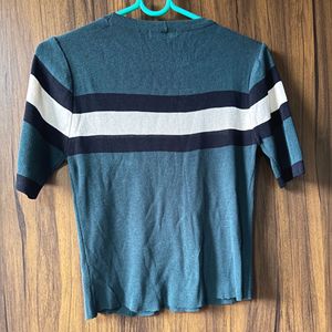 Striped Short Sleeve Top