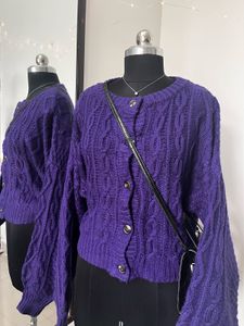 Purple Cardigan