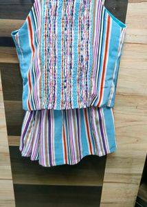 Striped Blazer Dress