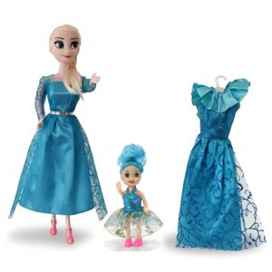 2 Doll With Dress &amp; Accessories Set