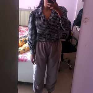 Grey Cargo Pants