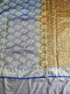 New Saree And Blouse With Tag