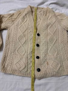 Vintage Aran Knit Cardigan