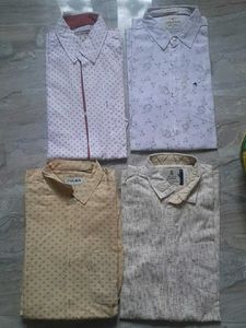 Branded Men Shirt Combo Slim Fit Set