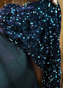 Sequin Sleeve Top