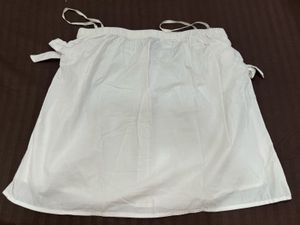 Chic White Summer Skirt (with elastic waistband)
