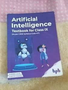 Artificial Intelligence Text Book Class 9th Cbsc