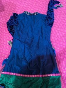 Girls&#39; Ethnic Dress with Jacket