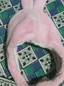 Cute Pink Bunny Hat