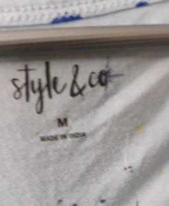 MACY&#39;S STYLE &amp; CO. BRAND NEW SKY BLUE T-shirt