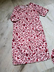 Floral Print Kurta Set
