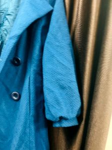 Blue Puffed Jacket