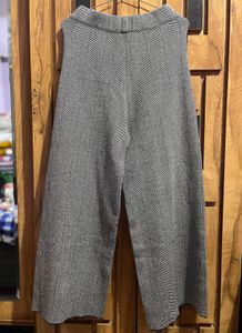Grey Wide Leg Pants