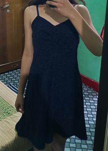Sparkly dark blue Mini Dress