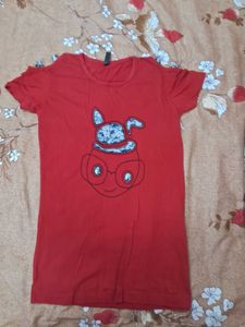 Red Graphic T-Shirt