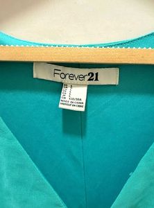 Forever 21 Green Sleeveless Dress