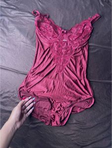 sexy red lingerie