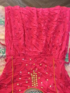 Checked White Ethnic Skirt