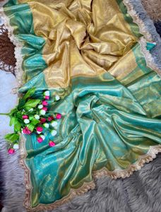 Elegant Banarasi Saree Inspired by Nita Ambani😍