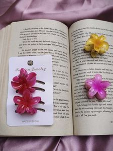 Flower Hair Clips - Set of 2
