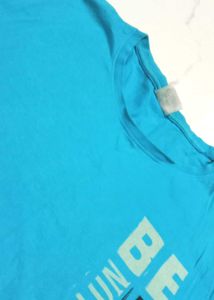 plus fit Blue Graphic Print Tee
