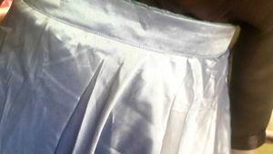 Blue Embroidered Blouse,L,13, K,28Crop Ki Length,