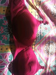 Maroon Bra