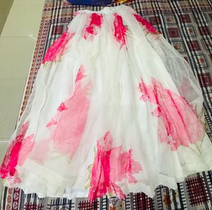 Floral Print Maxi Skirt