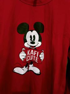 Red Mickey Mouse T-shirt
