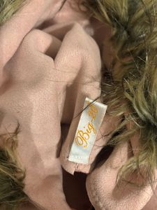 Pink Fur Hoodie Jacket