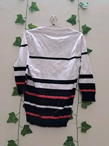 Striped Knit Top