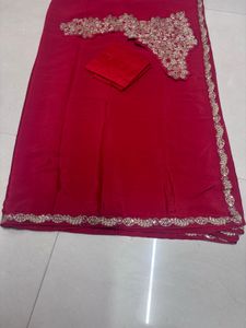Elegant Red Ethnic Gown